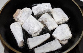 ...и получаем ровную панировку.