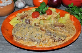 Мясо по-петровски