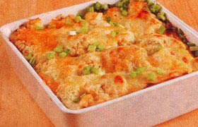 Капуста, запеченная с яблоками