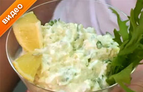 Салат из морской рыбы