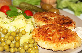 Пожарские котлеты из курицы