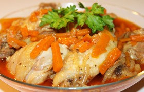 Рагу из курицы в мультиварке