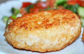 Куриные котлеты с сыром