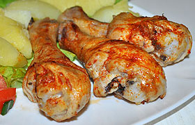 Куриные ножки в йогуртовом маринаде