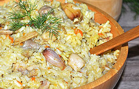 Плов с курицей