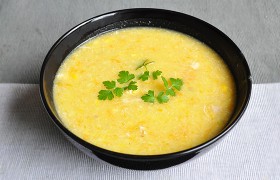 Картофельный суп с кукурузой