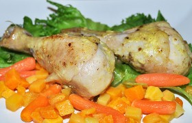 Куриные ножки, тушенные в мультиварке