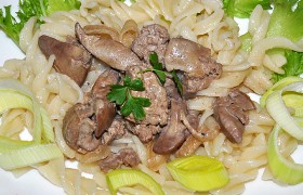 Печень куриная в сметане
