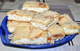 Творожная запеканка со штрейзелем