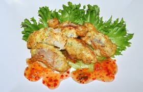 Рыба в луковом кляре