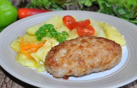 Котлеты с пекинской капустой