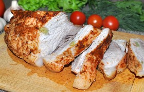 Свиной окорок с аджикой в духовке