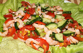 Закуска из креветок. Легко, вкусно, полезно