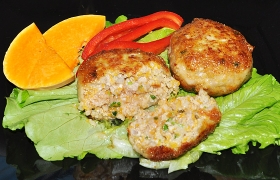 Котлеты мясные с тыквой