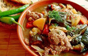 Рагу из баранины с овощами