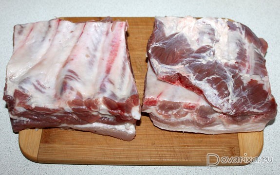 Тушеные свиные ребрышки с черносливом – рецепт с пошаговыми фото