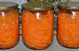 Морковь с чесноком на зиму